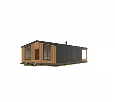 Barnhouse 10х8,9 «Шаламан» с террасой и крыльцом 