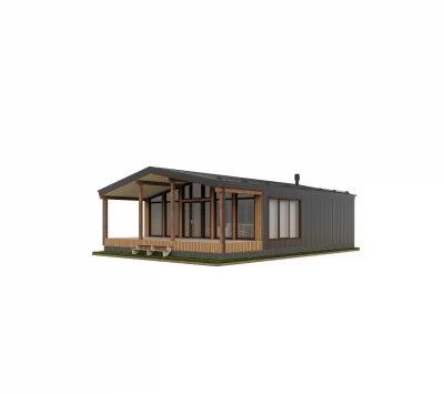 Barnhouse 10х8,9 «Шаламан» с террасой и крыльцом 