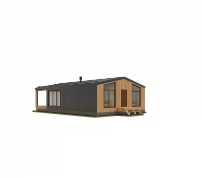 Barnhouse 10х8,9 «Шаламан» с террасой и крыльцом 