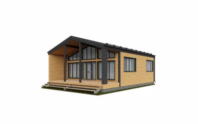 Barnhouse 9х8 «Ириней» с террасой 